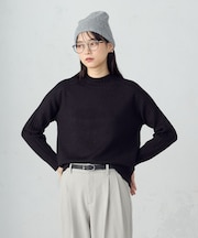 【ウォッシャブル】日本の色 ハイネックニット