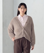 【ウォッシャブル】シャギーニット カーディガン