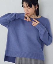 【ウォッシャブル】日本の色 クルーネックニット