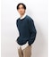 日本の色 ワイドリブクルーネックニット