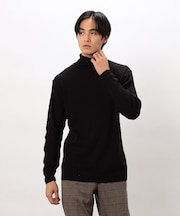 日本の色 リブタートルニット