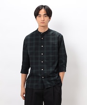 COOL DOTS ブラックウォッチ プリントシャツ
