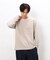 膨れジャカード 長袖 Ｔシャツ