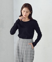 吸湿発熱 クルーネックＴシャツ