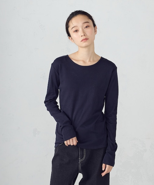 吸湿発熱 クルーネックＴシャツ