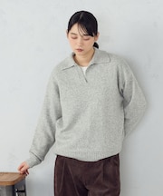 【セットアイテム】スキッパーニット+長袖Tシャツ