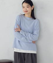 【セットアイテム】ボトルネックカットソー+タンクトップ