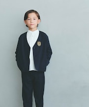 【雑誌掲載商品】ノーカラージャケットセットアップスーツ(110-130cm)