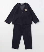 【雑誌掲載商品】ノーカラージャケットセットアップスーツ(140-160cm)