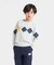 アーガイル長袖Tシャツ