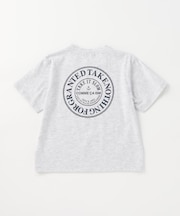 サークルプリント 半袖Tシャツ