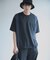 ライトウエイトポリエステル ブロッキング 布帛Tシャツ