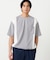 ライトウエイトポリエステル ブロッキング 布帛Tシャツ