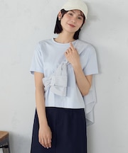 ボックスシルエット クロップド丈Ｔシャツ