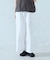 シャンブレー ワイドストライプパンツ