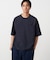 【吸水速乾】リネンライクポリエステル 布帛Tシャツ