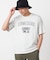 シルケット天竺 ロゴプリントTシャツ