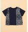 バンダナ柄プリント 切替半袖Tシャツ(ベビーサイズ)