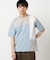 【接触冷感】USAコットン ブロッキングTシャツ