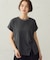 【接触冷感】アシンメトリータックTシャツ