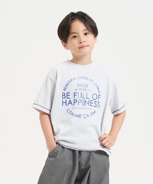 配色ステッチTシャツ
