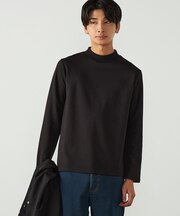 【抗菌・防汚加工】モックネックTシャツ