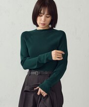 マシンウォッシャブル ハイネックニット