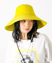 【Ruben/ルーベン】ラスターワイドブリムハット(顎紐付き)【WEB限定】