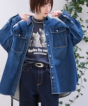 【Healthy denim / ヘルシーデニム】Almond / デニムシャツ