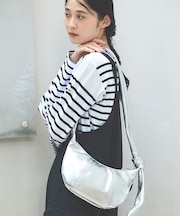 【Ampersand / アンパサンド】Soft croissant bag S