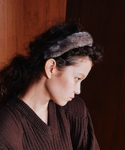 【heyep/ヘイップ】ファーミンクヘアーバンド カチューシャ Faux Min