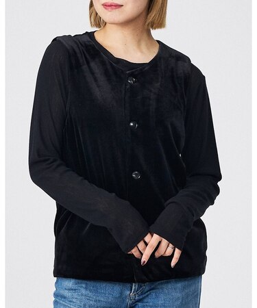 【Keena/キーナ】ベルベットベスト/トップス/ベロア【WEB限定】