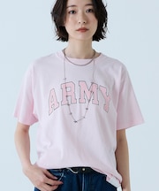 【JOHNBULL/ジョンブル】ARMY プリント S/S Tシャツ / 半袖T