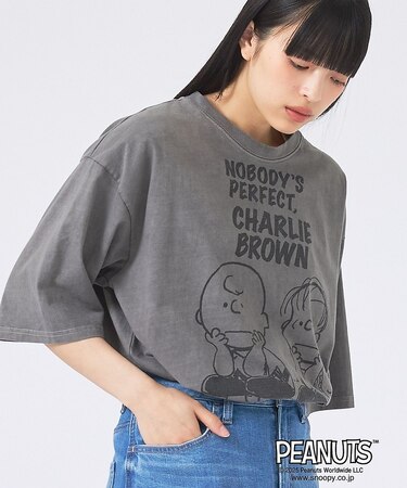 【JOHNBULL/ジョンブル】PEANUTS プリントTシャツ / スヌーピー