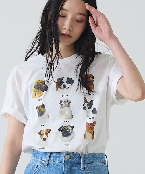 【JERZEES/ジャージーズ】9DOGS半袖Tシャツ/犬/半袖【WEB限定】