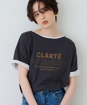2WAYコットンリバーシブルロゴTシャツ