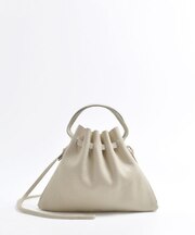 【blancle/ブランクレ】レザーギャザー2WAYバッグ/S.LEATHER