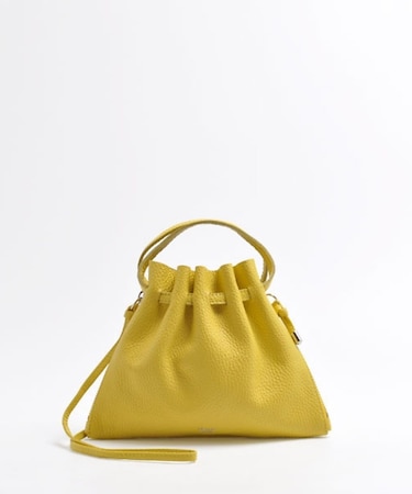 【blancle/ブランクレ】レザーギャザー2WAYバッグ/S.LEATHER
