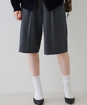 ウールショートハーフパンツ