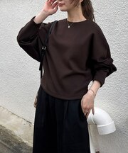 コットンエアーダンボール コクーンプルオーバー