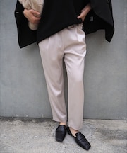 アセテートサテンドロストパンツ