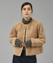 【TRADITIONAL WEATHERWEAR】キルティングボアブルゾン