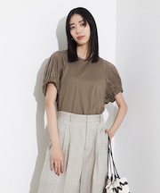 袖ギャザーカットTOP