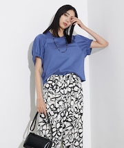 袖ギャザーカットTOP