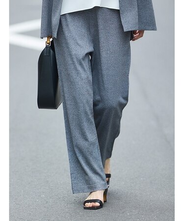 【新色追加、接触冷感・セットアップ対応】レーヨンストレッチニットパンツ