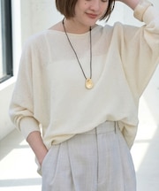 【夏まで快適に着られる】camifineニットプルオーバー
