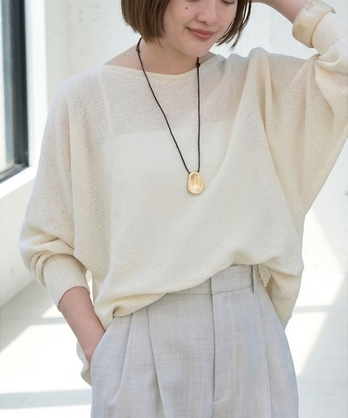 【夏まで快適に着られる】camifineニットプルオーバー