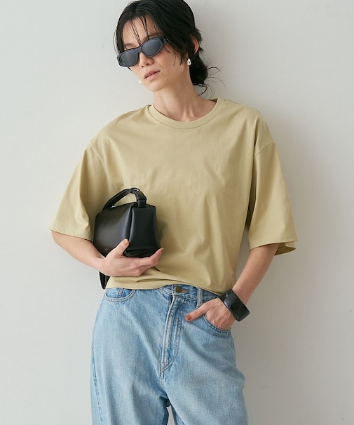 【接触冷感】プレミアム天竺ドルマンTシャツ