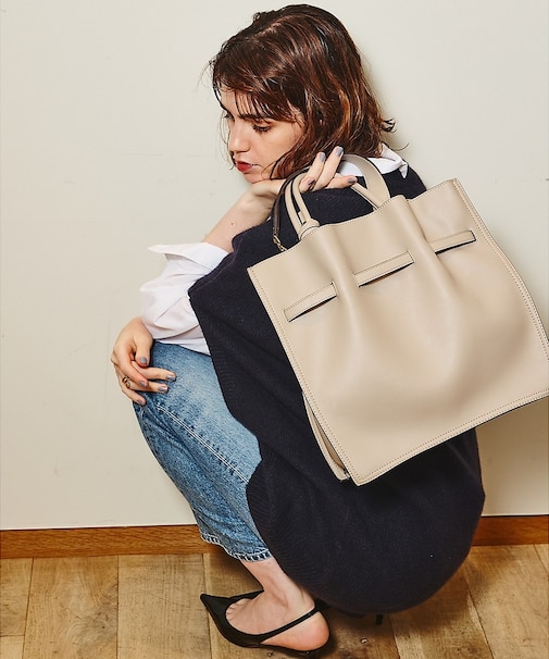 【再入荷/TVドラマ使用商品】Swell/2WAYギャザーオープントートBAG