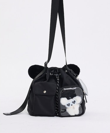 【再入荷】オシゴト/巾着ショルダーバッグ【推し活】